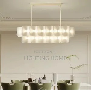 Nodic Glass Chandelier Light 120cm