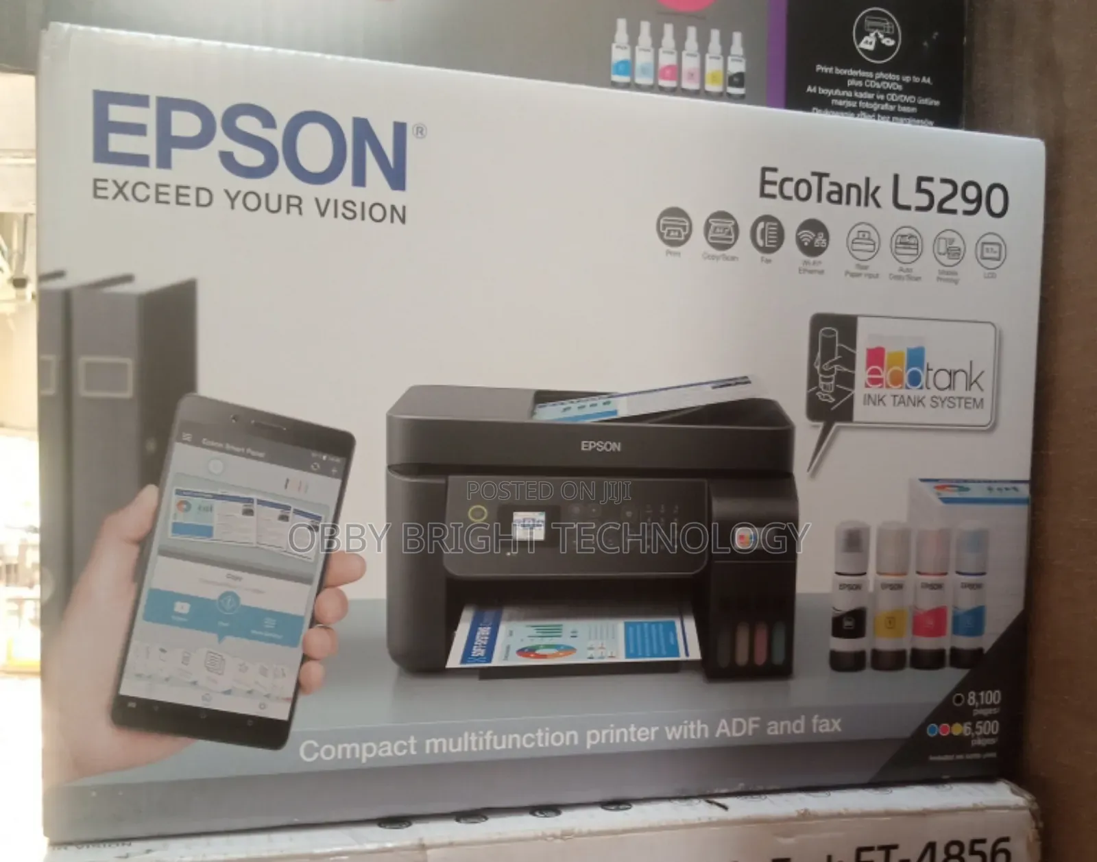 Epson Ecotank L5290 Compact Multifunction Printer With Adf and Fax