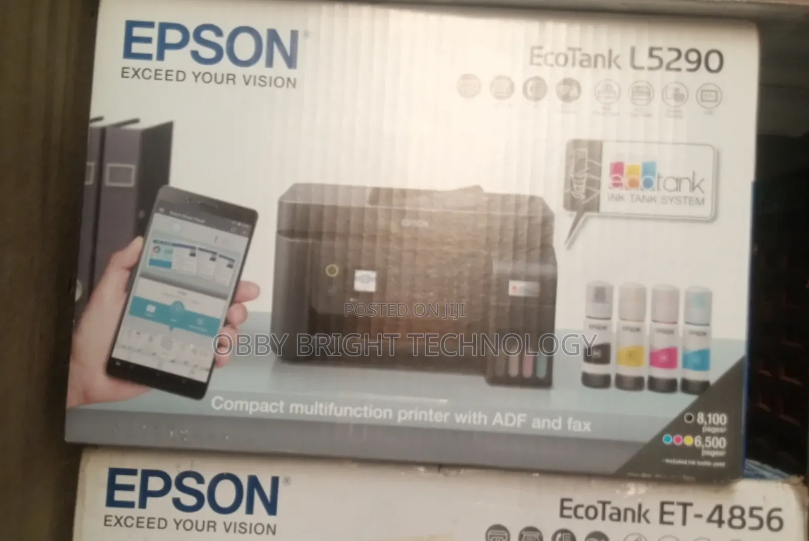 Epson Ecotank L5290 Compact Multifunction Printer With Adf and Fax