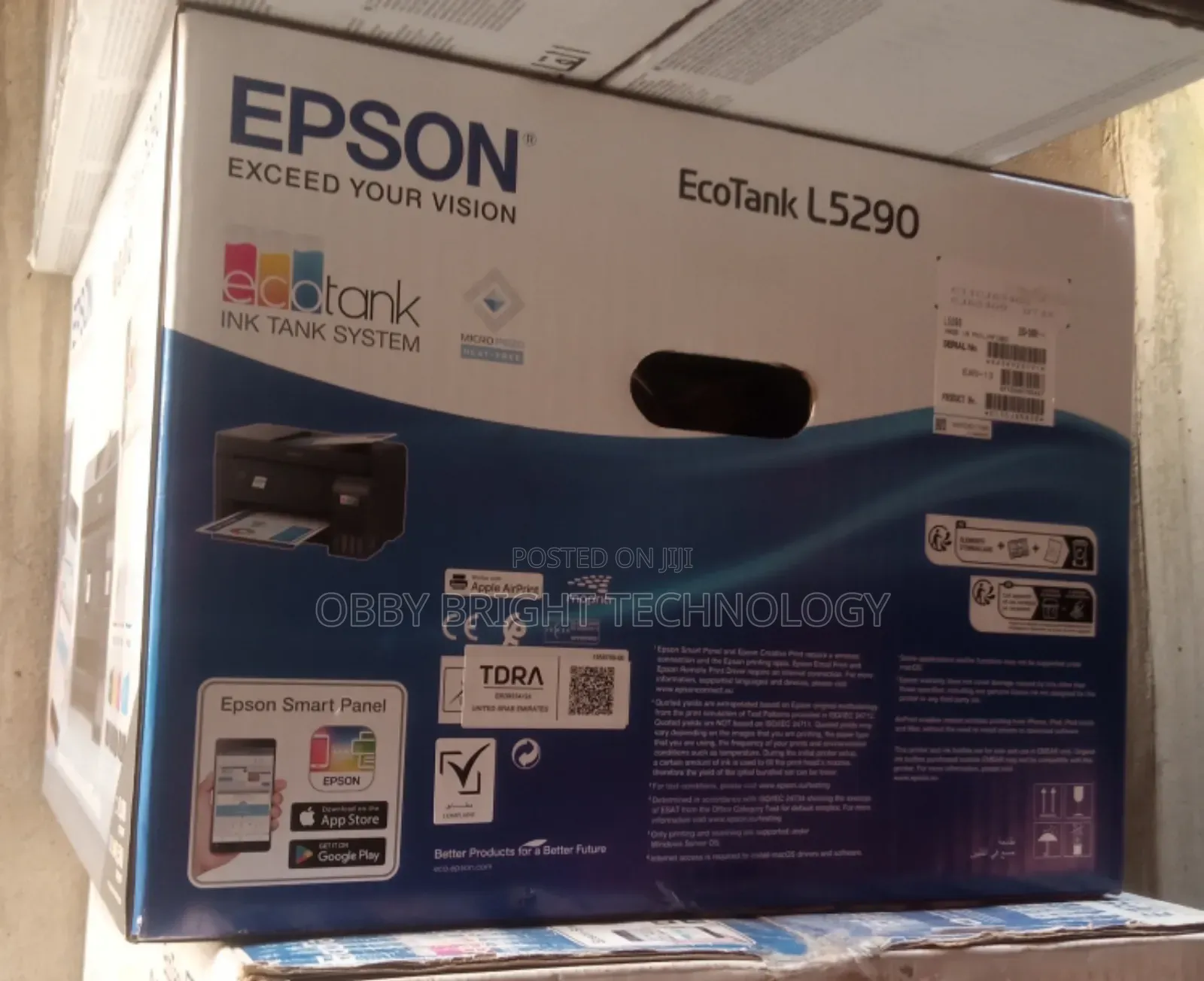 Epson Ecotank L5290 Compact Multifunction Printer With Adf and Fax