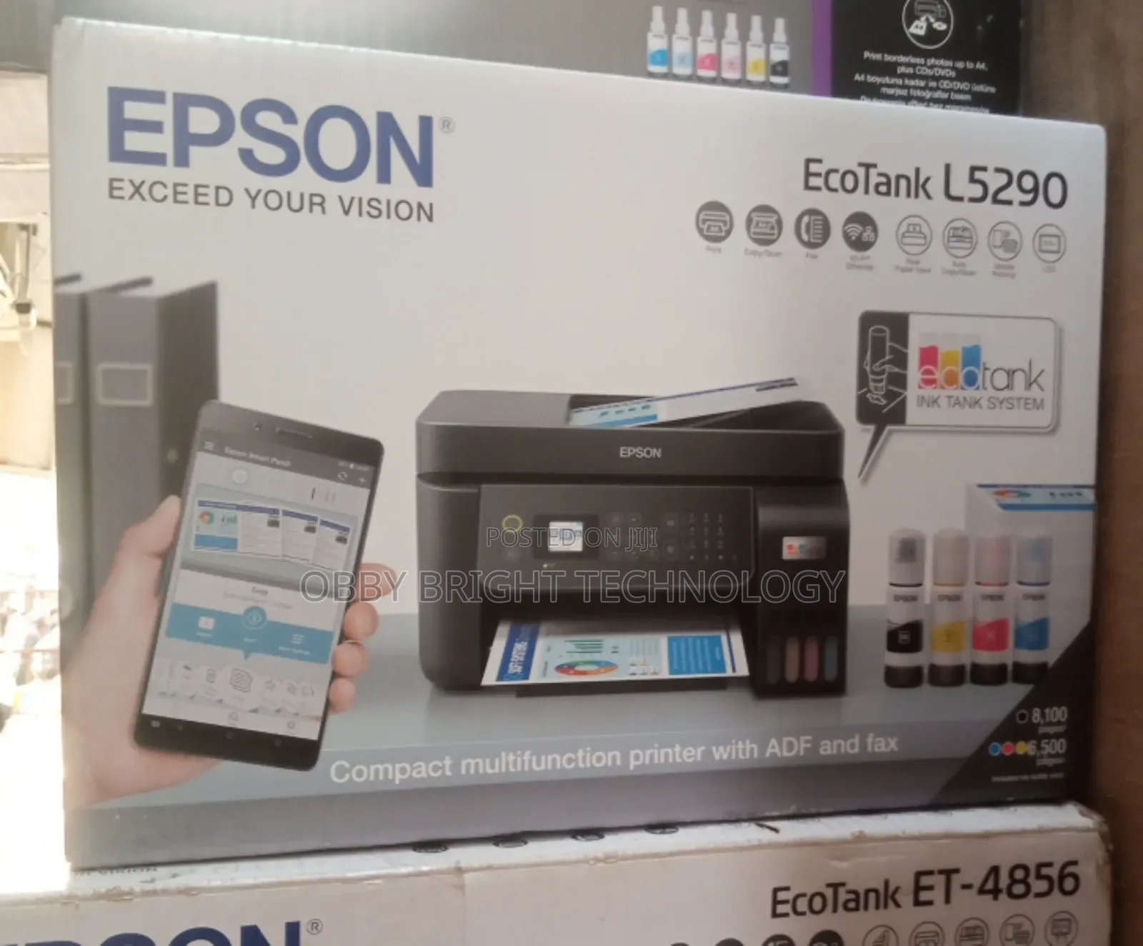 Epson Ecotank L5290 Compact Multifunction Printer With Adf and Fax