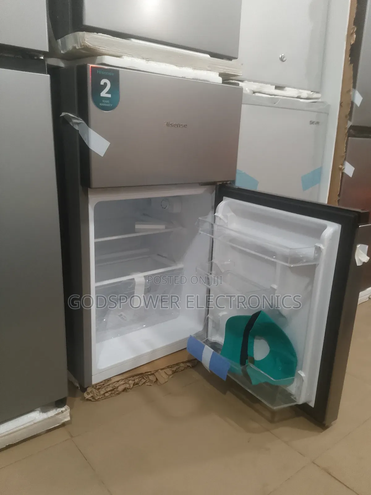 Hisense Double Door Fridge , Fast Freezer 2 Years Warranty