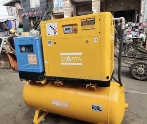 Screw Air Compressor With 600l 10bar 7.5kw 10hp