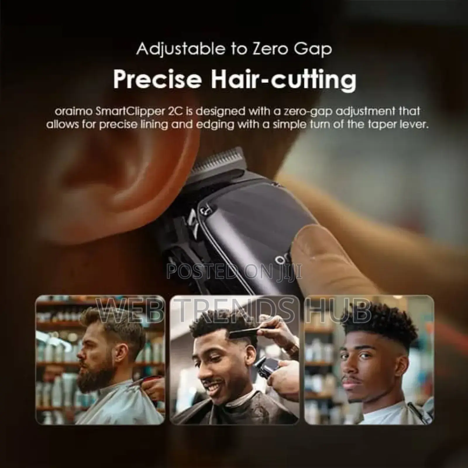 Oraimo Smart Clipper 2c (Opc-Cl30c) - 5w Professional Hair Clipper