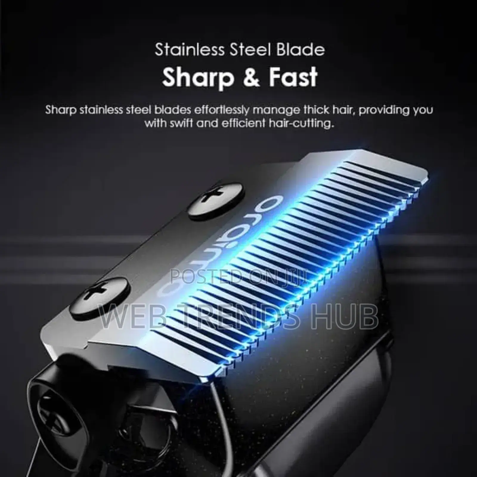 Oraimo Smart Clipper 2c (Opc-Cl30c) - 5w Professional Hair Clipper
