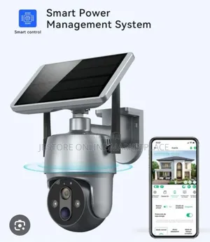 Solar Powered CCTV PTZ Security Camera.