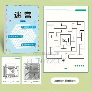 Concentration Maze Training Book – Attention Game Puzzle for Cognitive