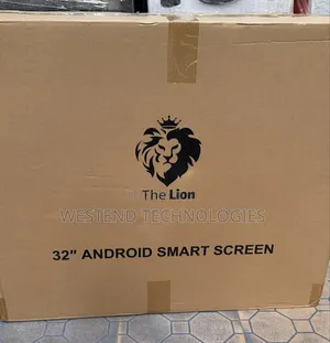 The Lion 32" Standing Android Smart Screen Tv 8gb Ram + 128gb Storage