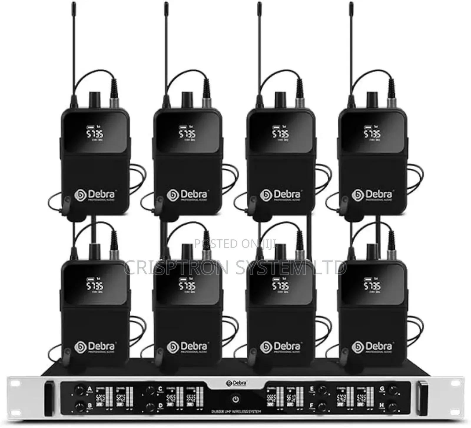 Debra Du8008l 8 Channels Wireless Lavaliere System