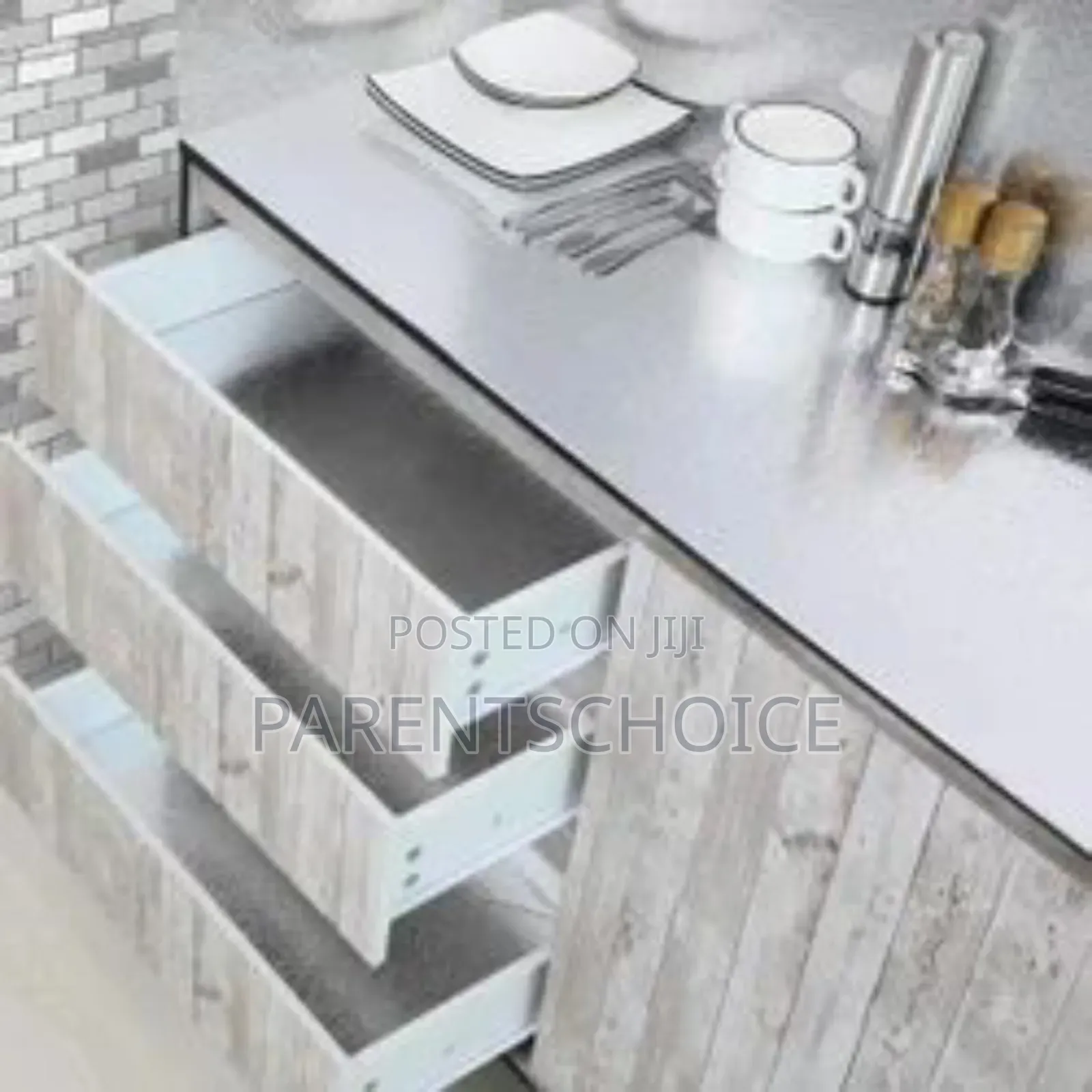 Self Adhesive Silver Kitchen Wallpaper Kitchen Sticker Waterproof-3pcs