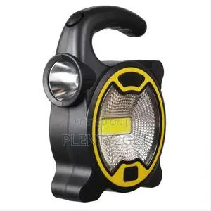 1pc Ultra-bright Led Cob Camping Lantern - Portable, Aa Battery Powere