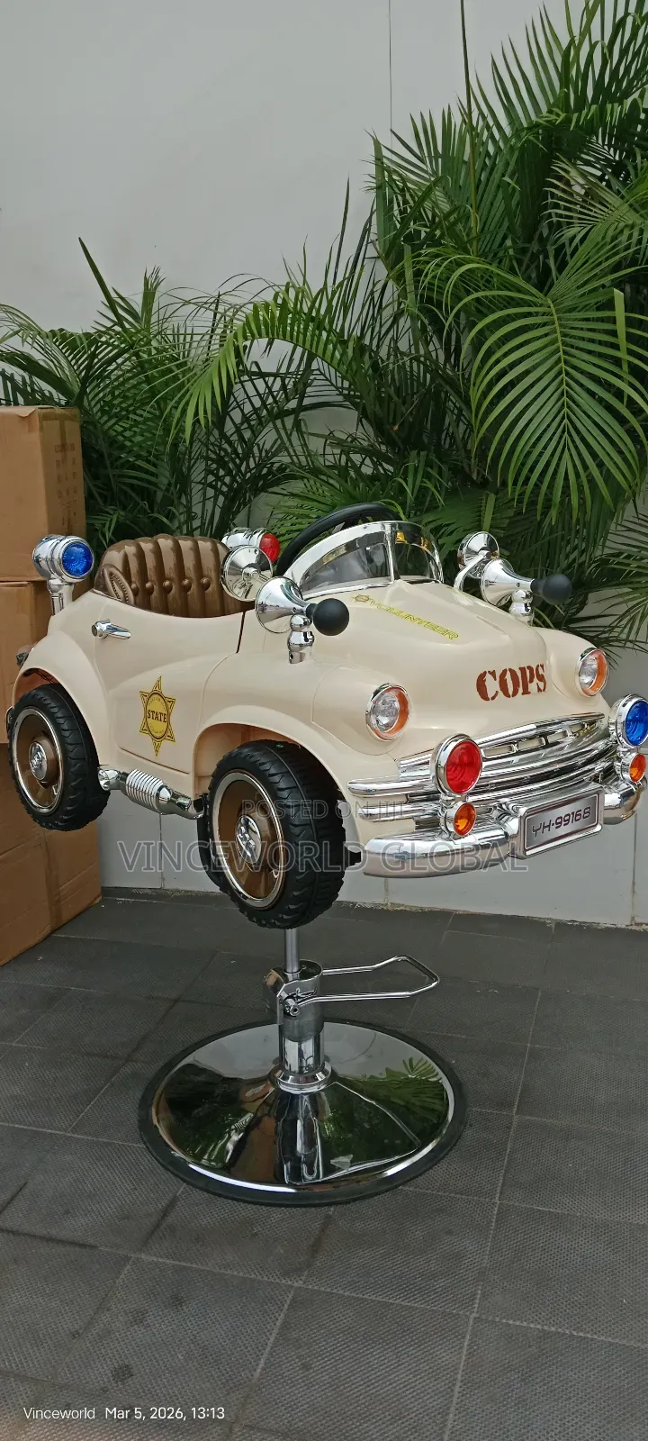 Children Barber Car While planning your kid's salon, this is a perfect equipme
