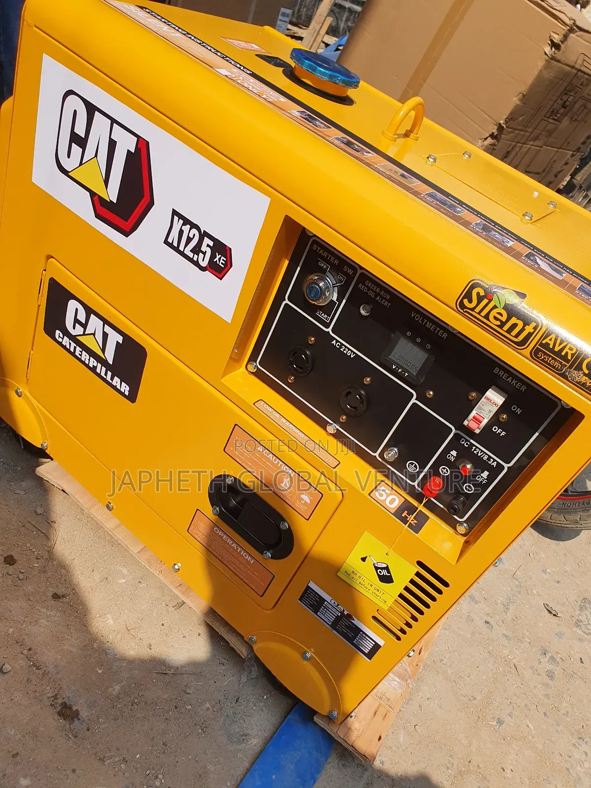 Soundproof Diesel Generator – Heavy Duty Power Solution 12.5kva