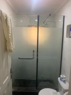 Frosted Hinged Shower Cubicle