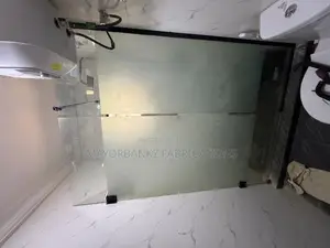 Frosted Hinged Shower Cubicle