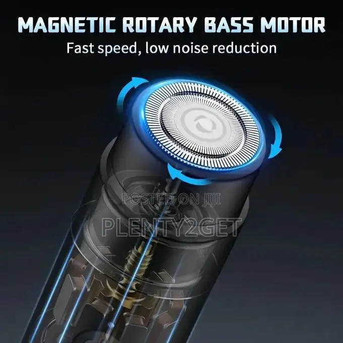 Mini Portable Electric Shaver, Self-Service Shaver, Wireless Charging,