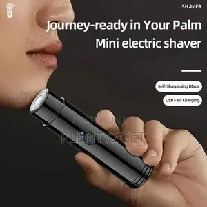 Mini Portable Electric Shaver, Self-Service Shaver, Wireless Charging,
