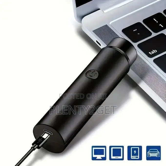 Mini Portable Electric Shaver, Self-Service Shaver, Wireless Charging,