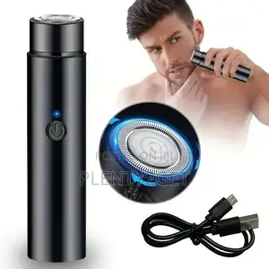 Mini Portable Electric Shaver, Self-Service Shaver, Wireless Charging,