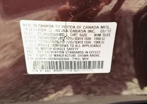 Acura ZDX Base AWD 2011 Red