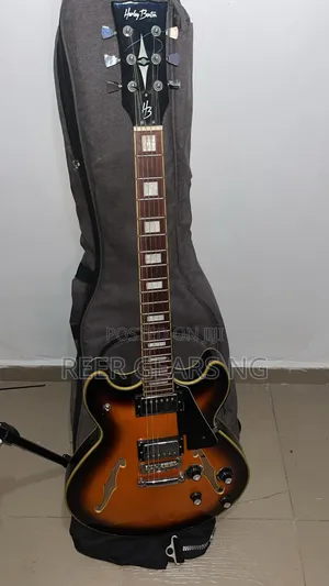 Original Harley Benton Hb-35 Plus Semi Hollow Body Jazz Guitar