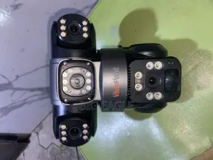Original V380 Pro Complete 3 Lens 4g Enabled Solar Camera Ultra Ahd