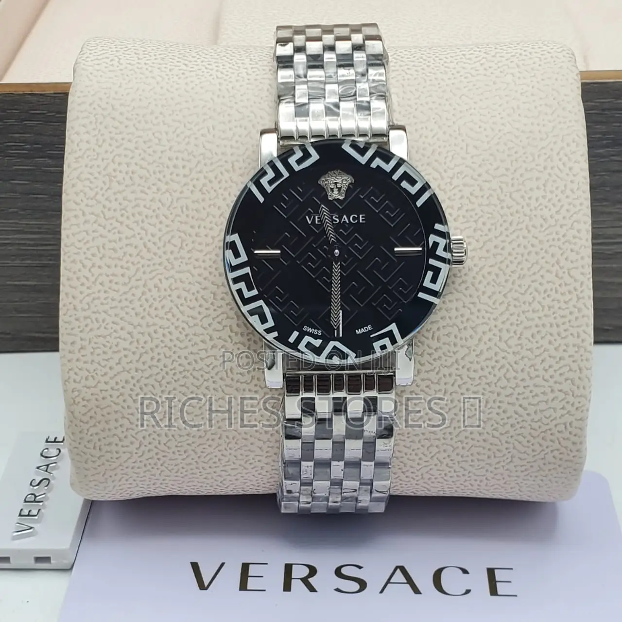 Versace Female Watch Chain Strap Battery Power