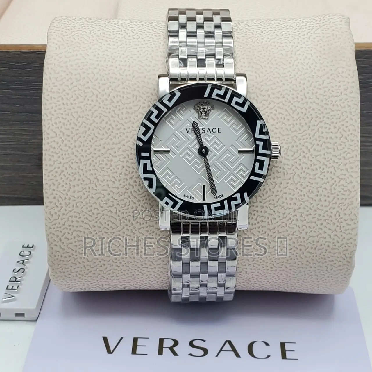 Versace Female Watch Chain Strap Battery Power