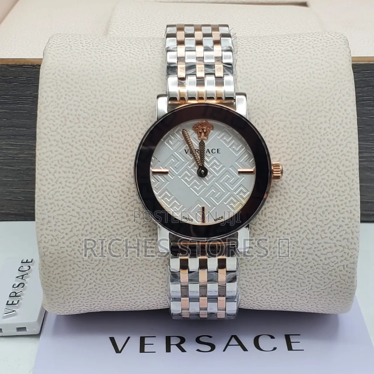 Versace Female Watch Chain Strap Battery Power