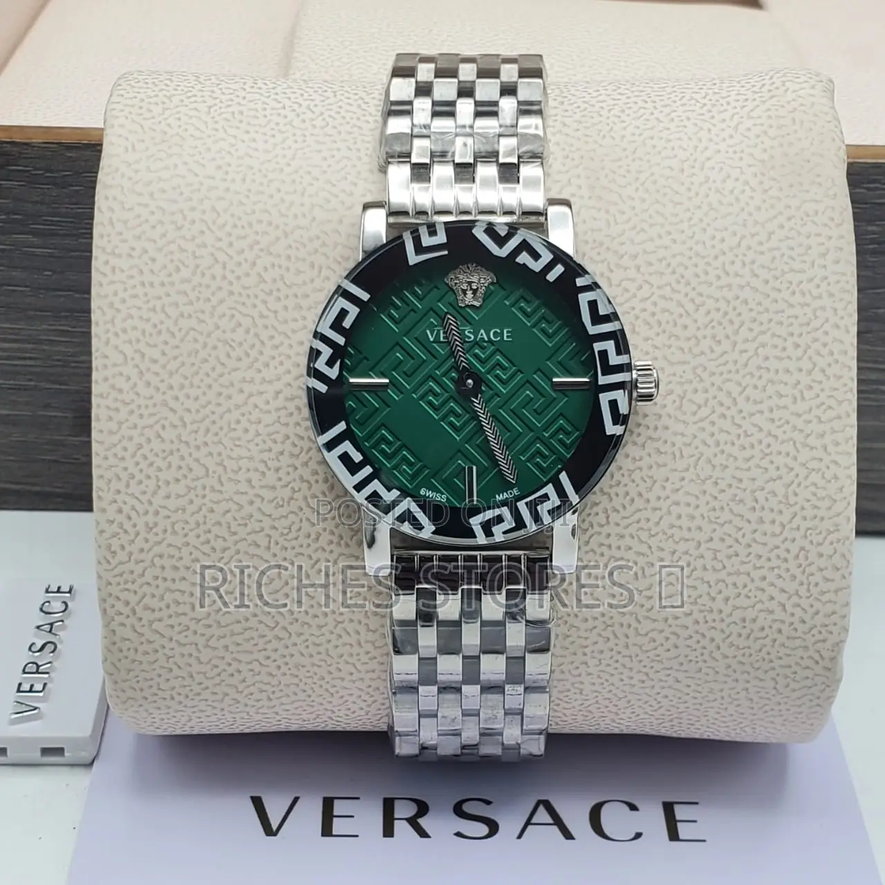 Versace Female Watch Chain Strap Battery Power