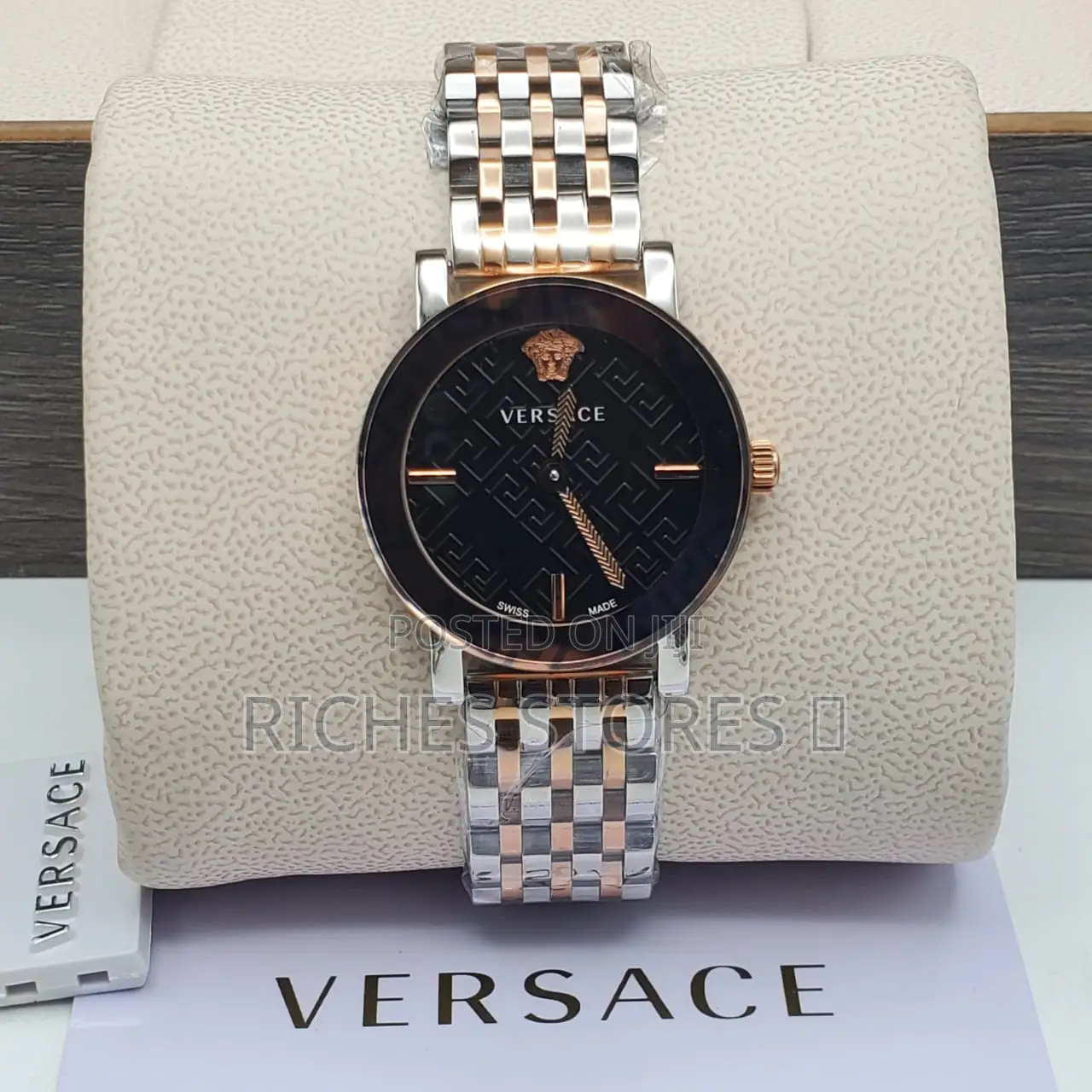 Versace Female Watch Chain Strap Battery Power