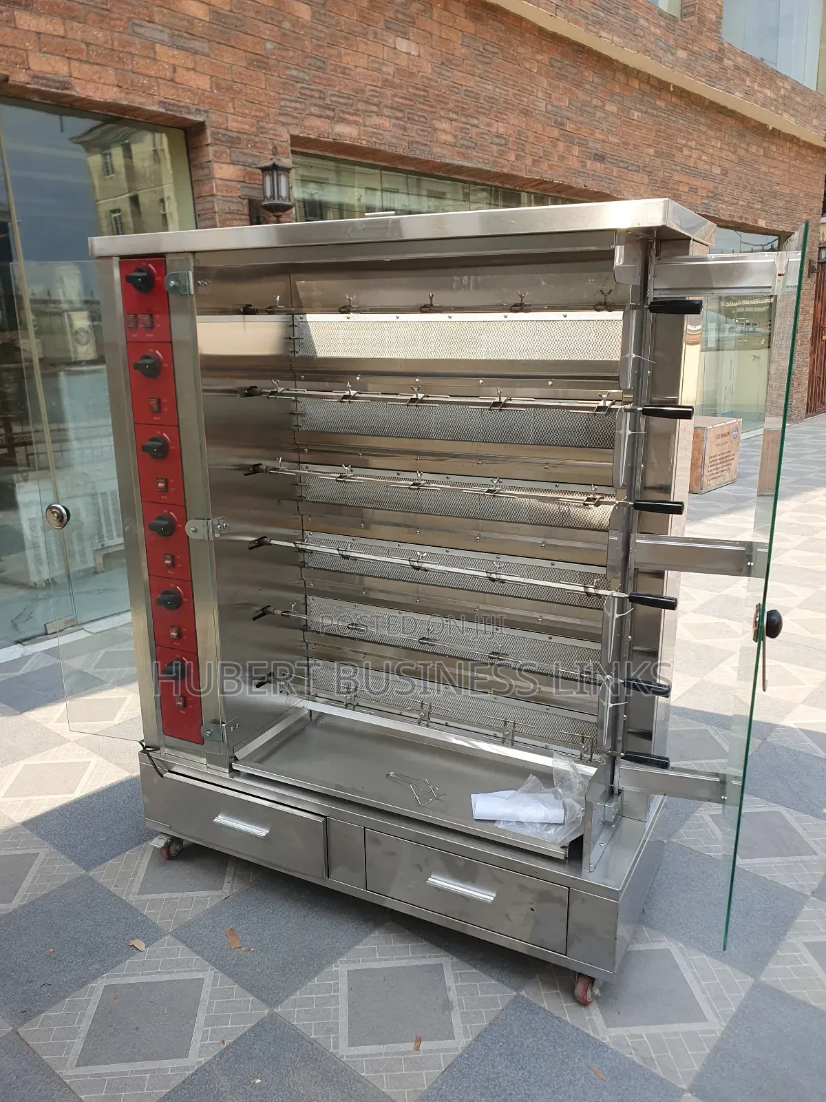 6rod Standing Gas Chicken Roaster