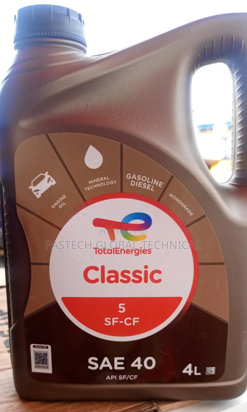 Totalenergies Classic 5 Sf-Cf Engine Oil (4l) - PASTECH GLOBAL ...