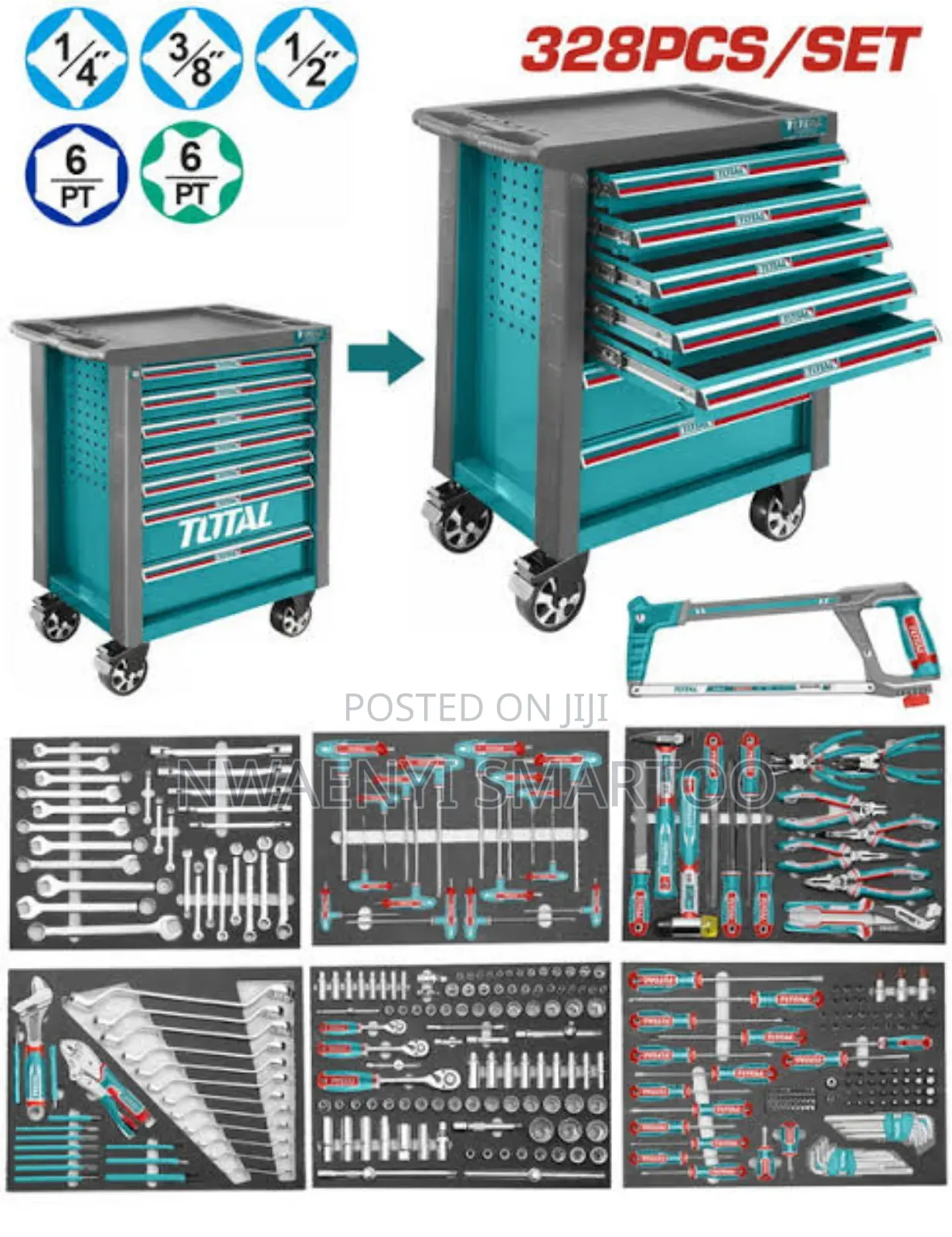 Total Mechanical Tools Box 7 Drawer