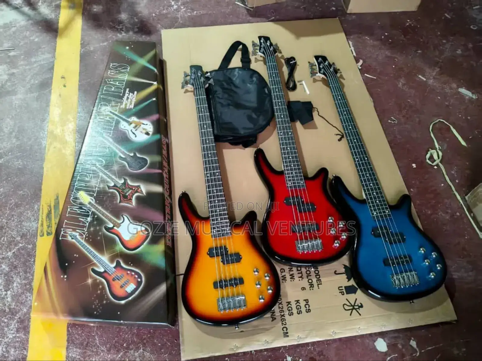 Five String Passive Fender Bass Guitar