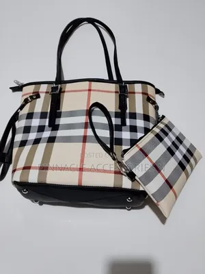 Burberry Leather Tote Bag