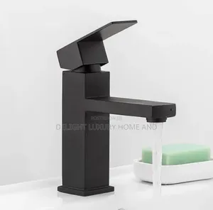 Black Square Basic Mixer Tap