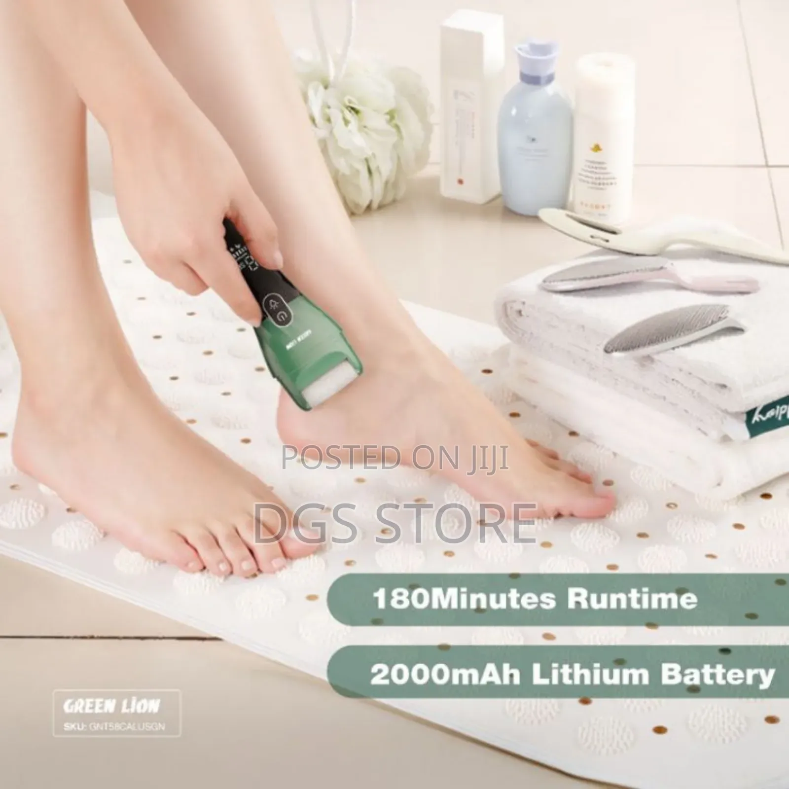 Green Lion Callus Remover Complete Foot Care Solution