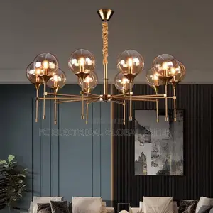 Luxury Gold Glass Light 10glass