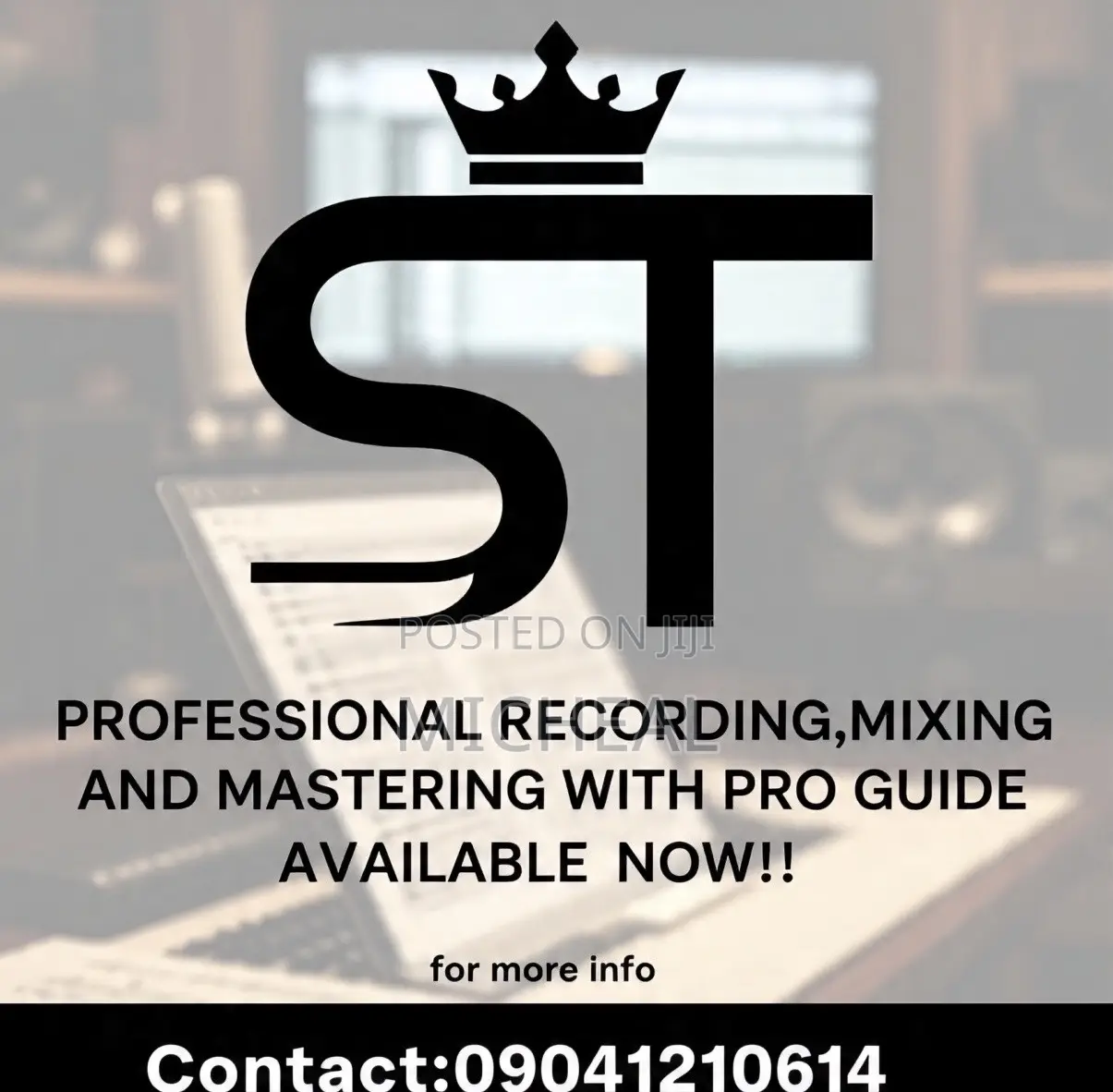 Professional Musical Recording Studio