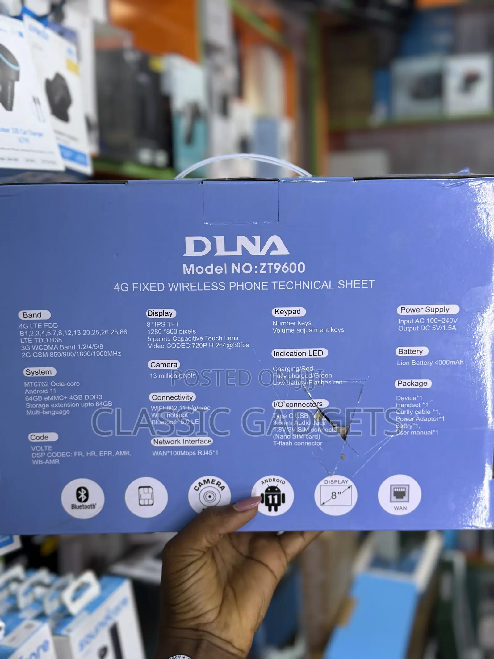 Zt9600‐Dlna 4g Fixed Wireless Phone