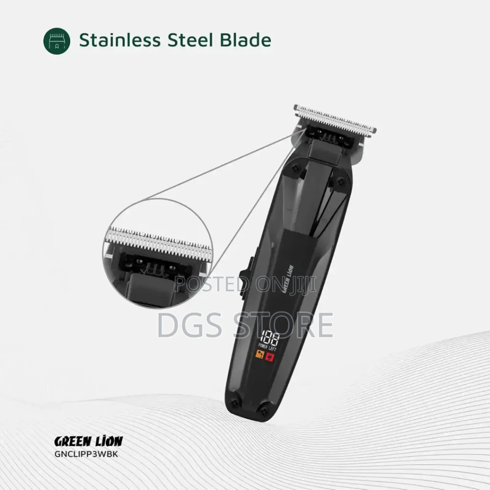 Green Lion Clip Master Professional Hair Clippers