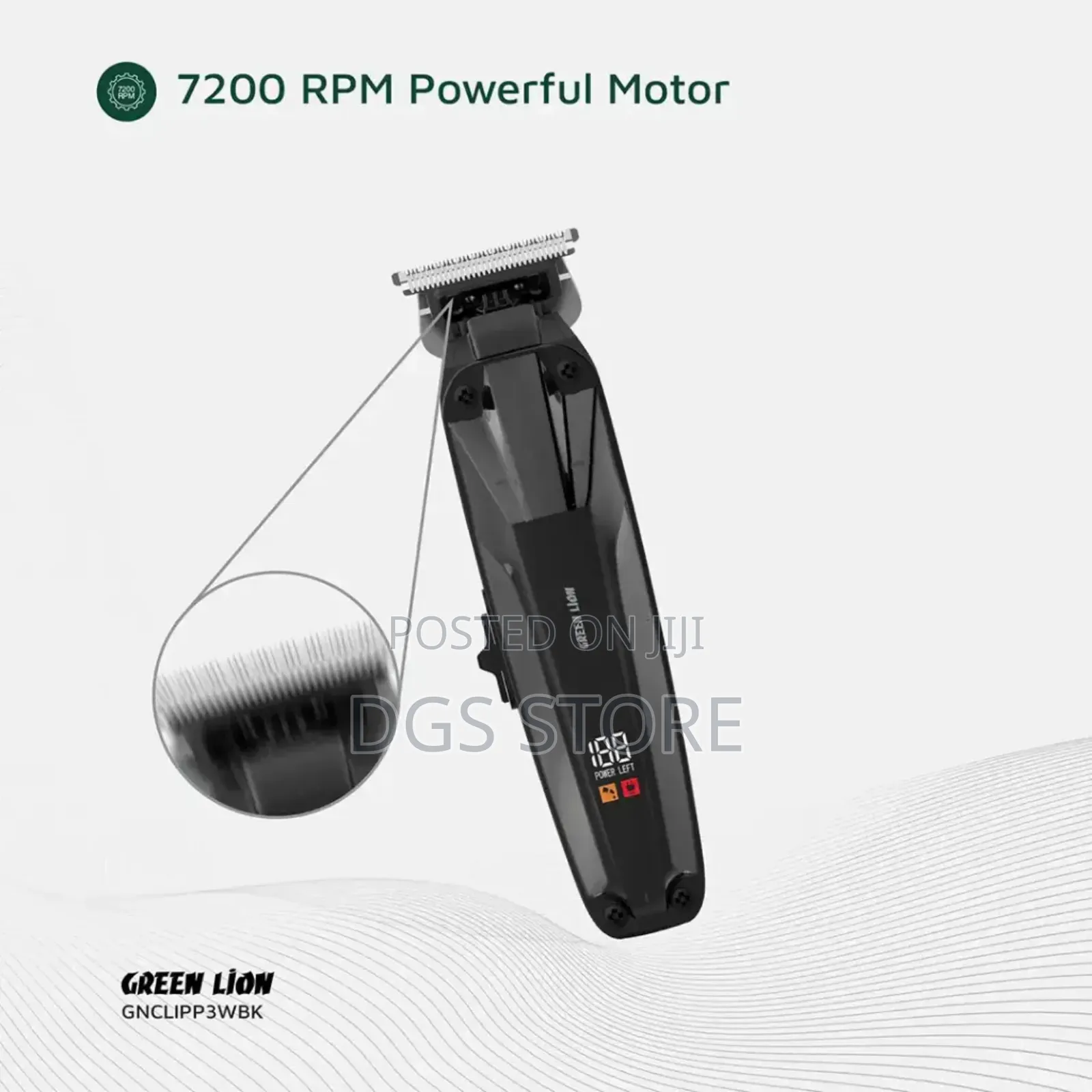 Green Lion Clip Master Professional Hair Clippers