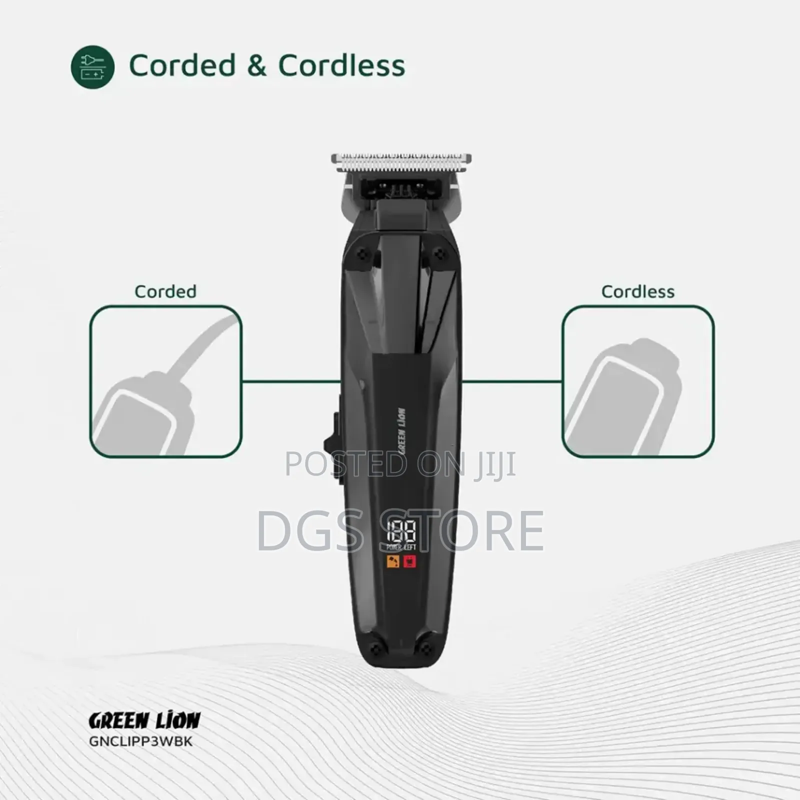 Green Lion Clip Master Professional Hair Clippers