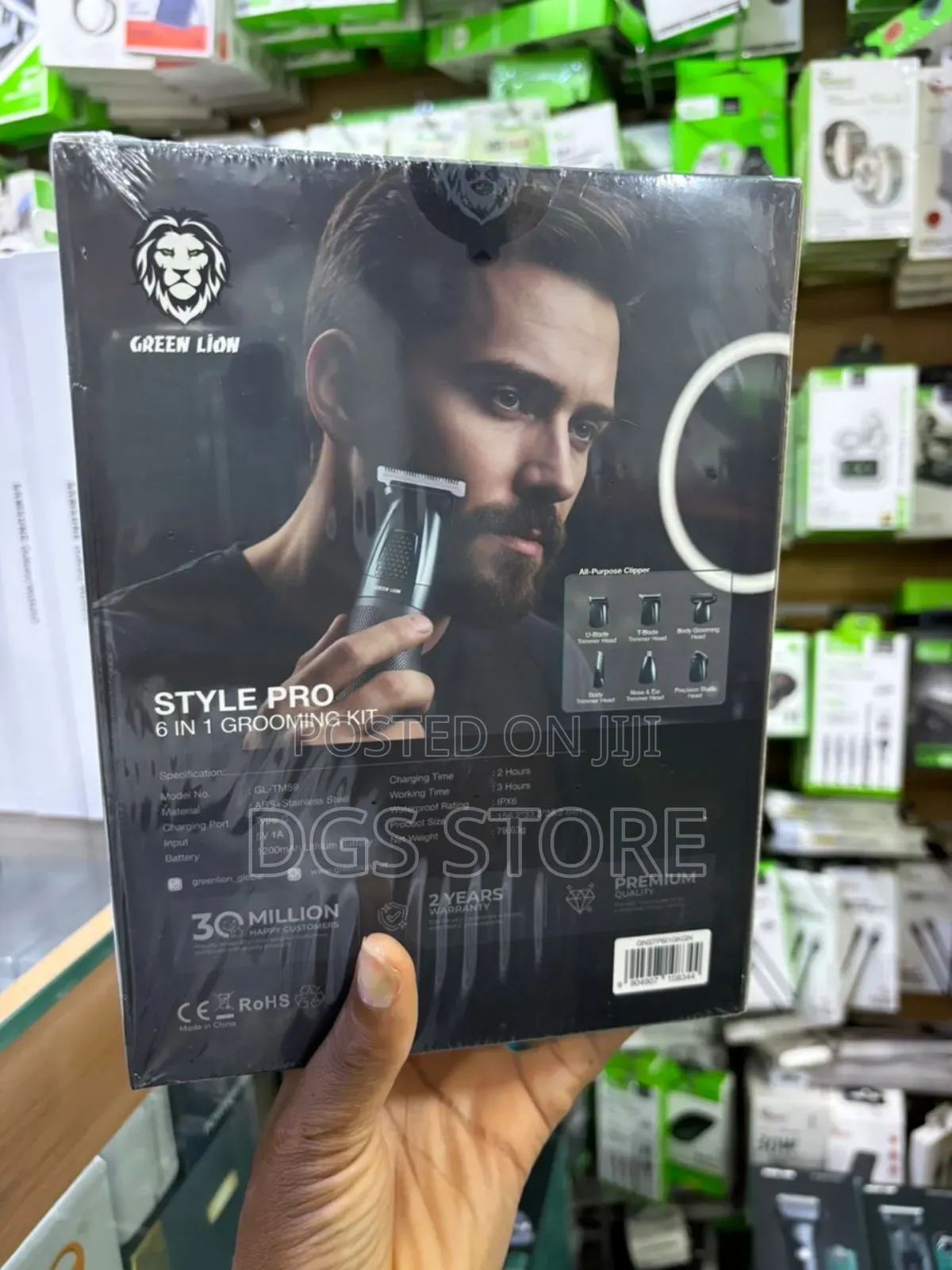 Green Lion Clip Master Professional Hair Clippers