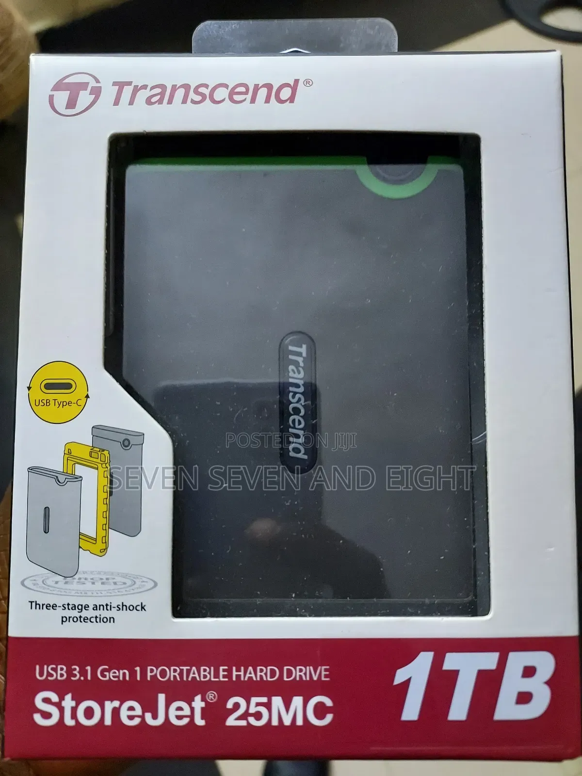 Transcend 1tb Usb Type C 25mc Storejet External Hard Drive