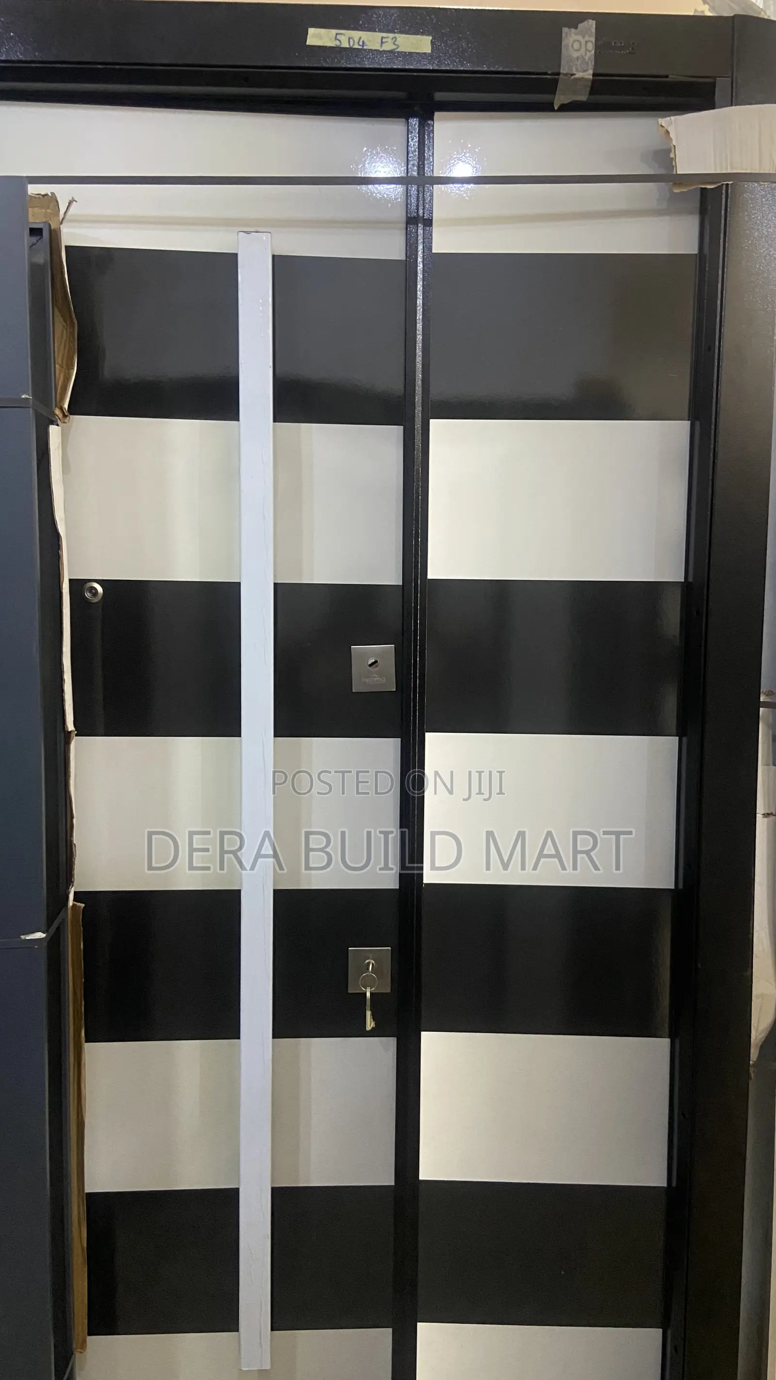 Monochrome Design Security Door