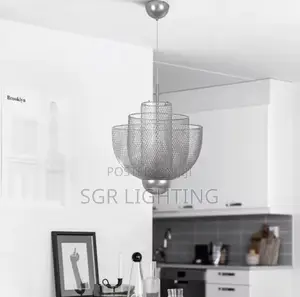 Designer Metal Cage Chandelier