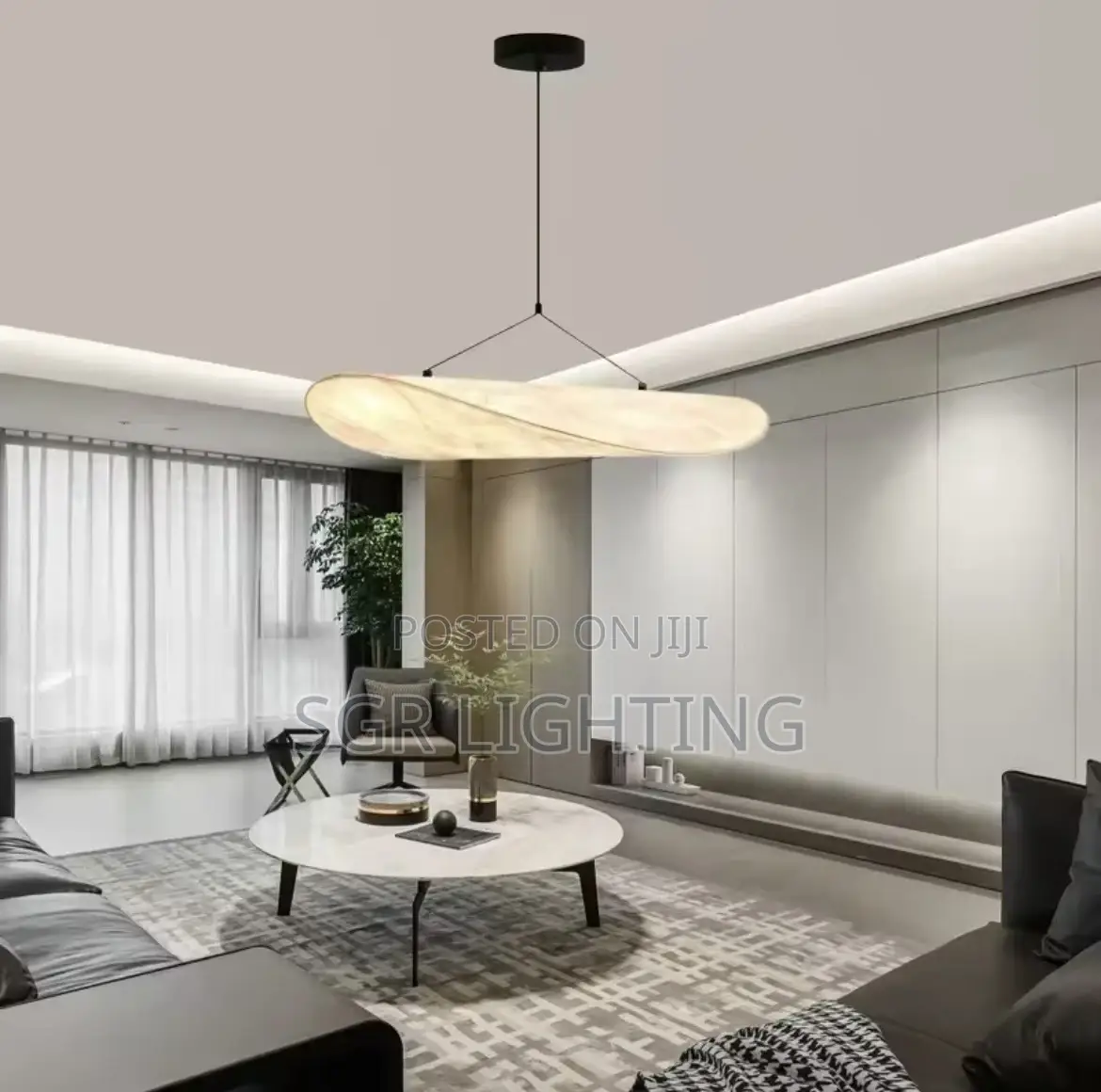 Modern Led Silk Pendant Lights