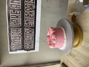 Pink Buttercream Birthday Cake